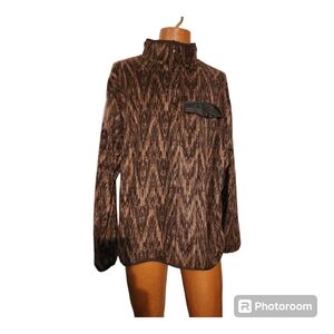 Comox Camo Fleece Sweatshirt Men's Large